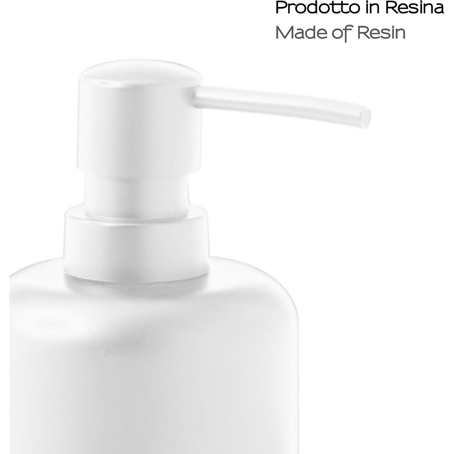 GEDY - Dispenser sapone Brenda Bianco matt - h16,3x9,2x7 cm
